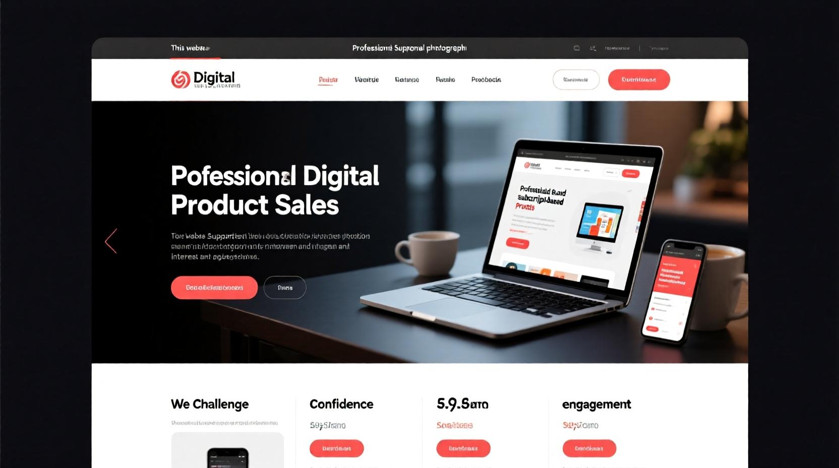 Digital product sales